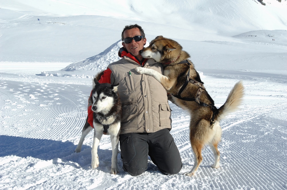 Alpi Traineau Balade en chien de traineau Orcières Merlette 1850