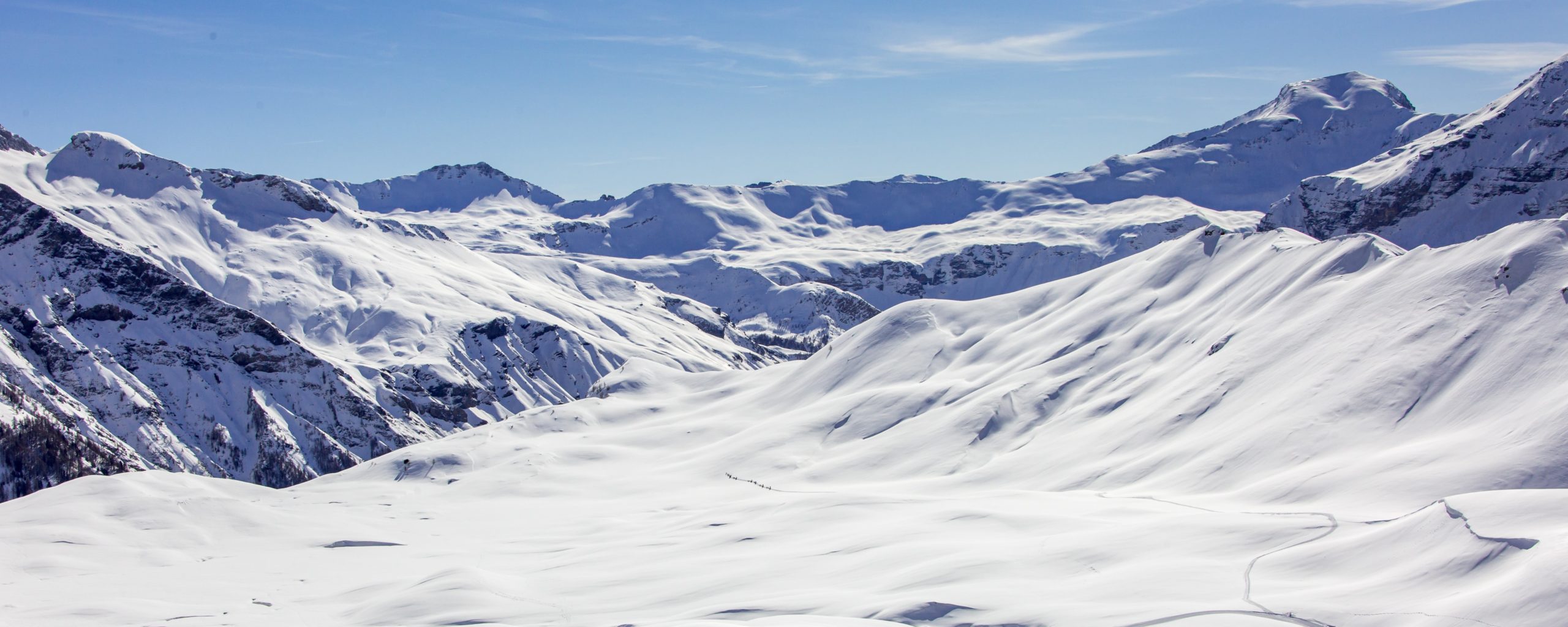 Plateau de Rocherousse Alpi Traineau Orcieres Merlette 1850 Champsaur Hautes Alpes Alpi Traineau Chiens de traineaux