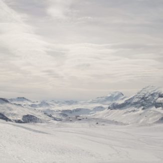 Plateau de Rocherousse Alpi Traineau Orcieres Merlette 1850 Champsaur Hautes Alpes Alpi Traineau Chiens de traineaux